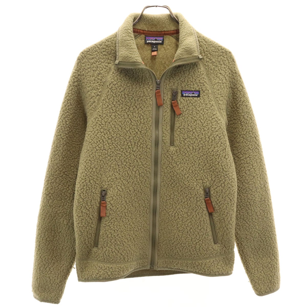 19AW レトロパイル ジャケット S カーキ フリースジャケット 22801FA19 メンズ 古着