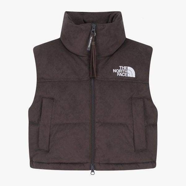 [公式] NV1DR82J ホワイトラベル 女性 スエード ヌプシ ベスト (RDS) BROWN