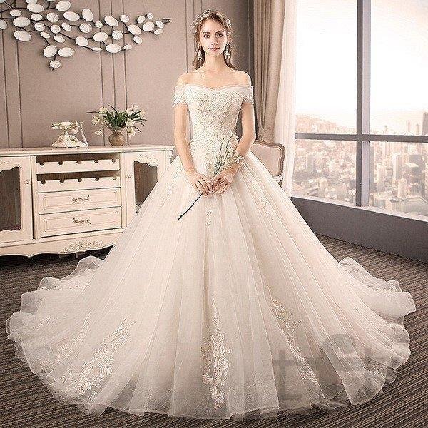 ウェディングドレス ウェディングドレス白 パーティードレス 刺繍レース 花嫁ロングドレス 結婚式 ウェディングドレス ビスチェタイプ 二次会 お呼ばれ