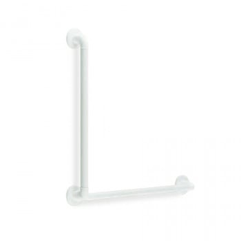 シロクマ どこでも手すりディンプルL形 アイボリ BR-281 600×600