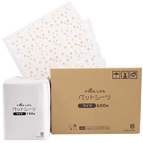 フリーリー ペットシーツ 薄型 ワイド (6 (ワイド 600枚))