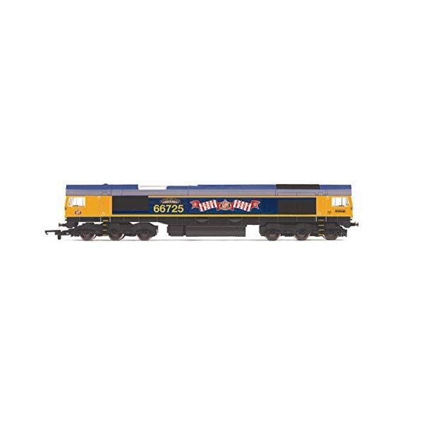 Hornby R3902 GBRf， Class 66， Co-Co， 66725 Sunderland - Era 11 Locomotive - Electric 並行輸入品