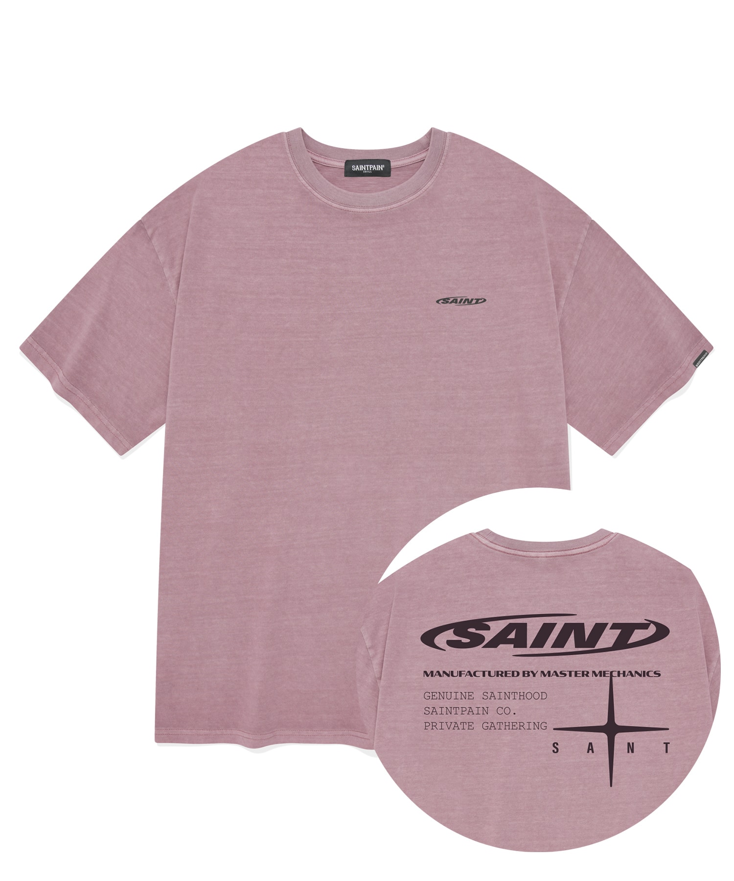 SP Pigment Circle Saint T-Shirt - Pink