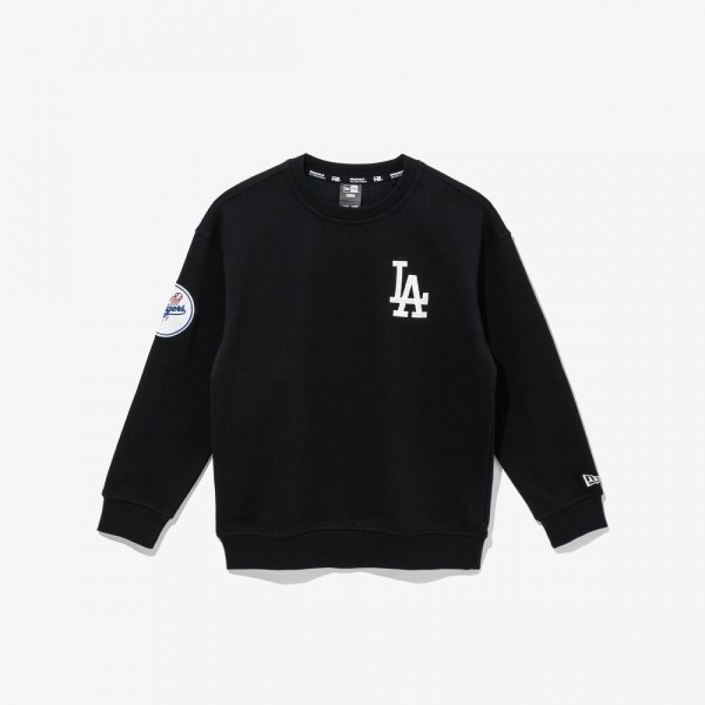 MLB キッズ LA ドジャース チーム ロゴ パーカー ブラック 14681106