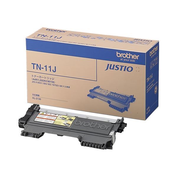 (まとめ)ブラザー BROTHER トナーカートリッジ TN-11J 1個(×3セット)
