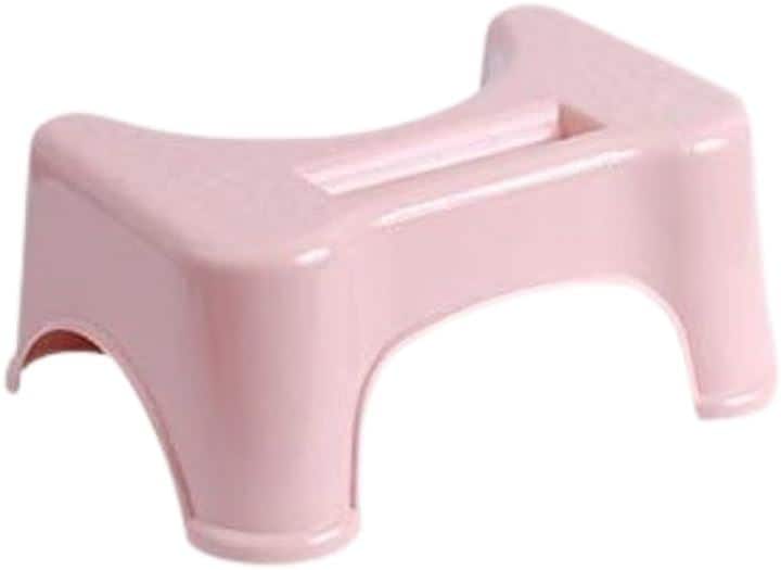 トイレ スマホ タブレット お通じ対策 サポート 足置き台 踏み台(ピンク, ミディアム)