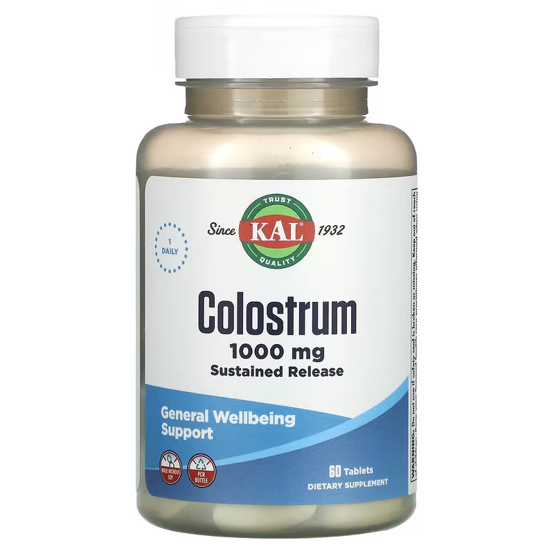 KAL　コロストラム, 1,000 mg, 60タブレット