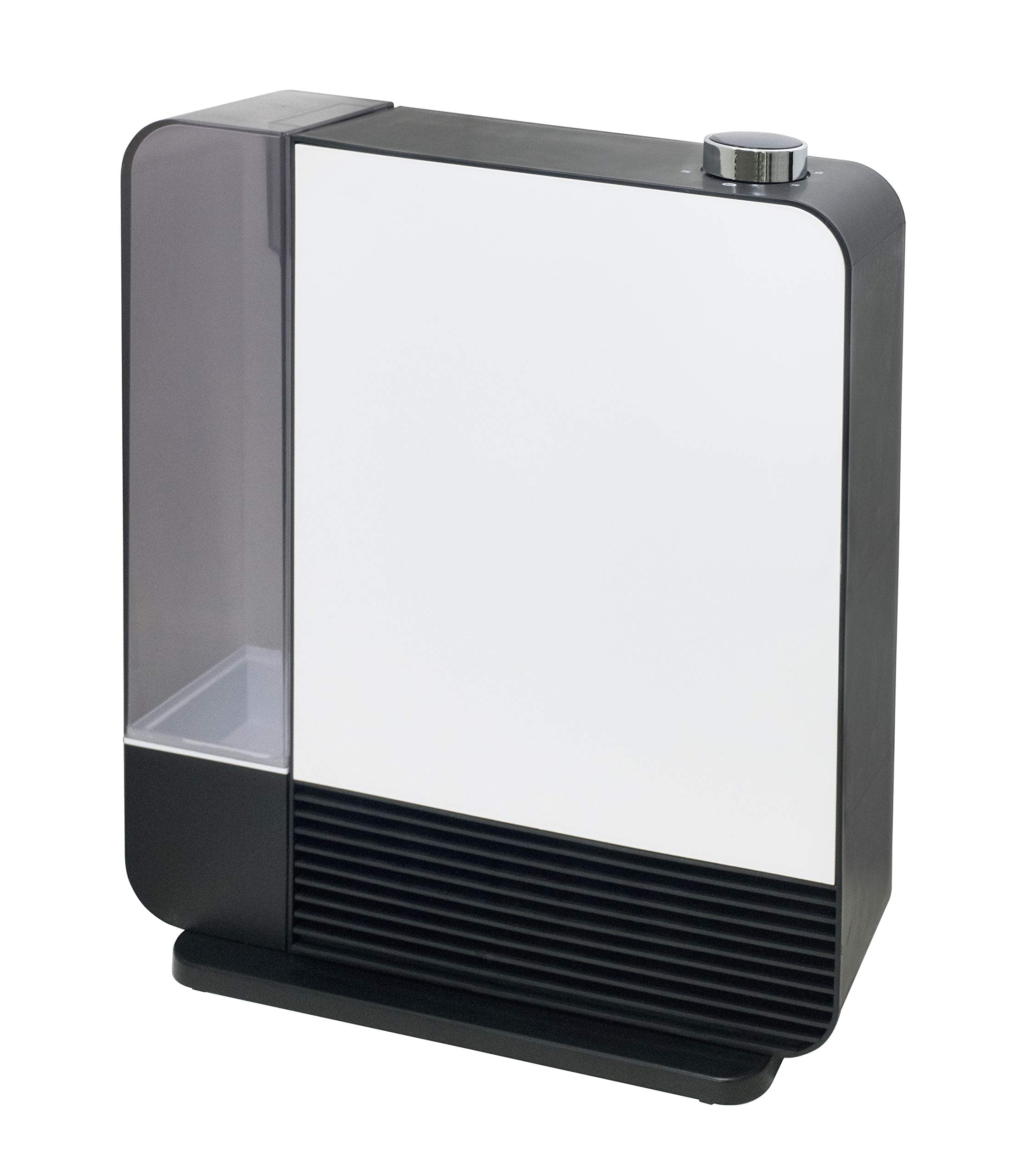 大風量 セラミックヒーター 加湿機能搭載 (木造和室 6畳 / プレハブ洋室 10畳 まで) タンク容量2.2L 暖房出力2段階切替 ホワイト DKF-M12(W)