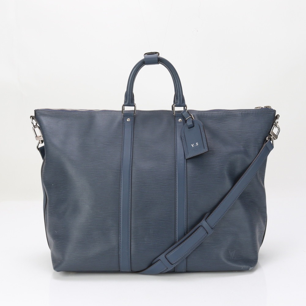 極美品 エピ カバ バンドリエール M40895 レザー 2WAY ボストン バッグ 斜め掛け 出張 旅行 A4 メンズ ERE BC7-10 中古