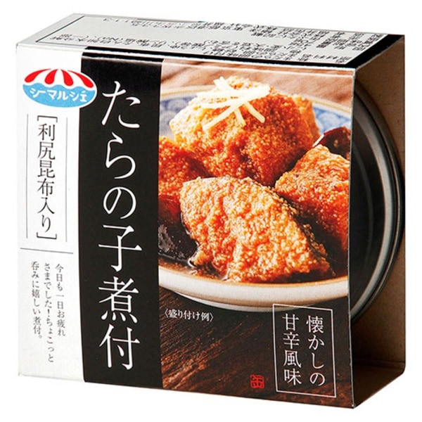 たらの子煮付け/缶詰 (36缶) 缶切り不要 利尻昆布入り (お弁当 おつまみ ご飯のおとも)