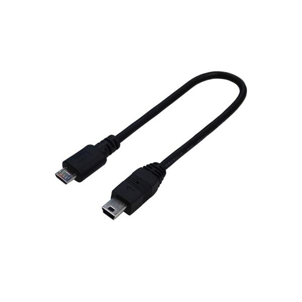 (まとめ)変換名人 USBケーブル20 micro(オス)to mini(オス) USBMCA/M5A20F(×10セット)