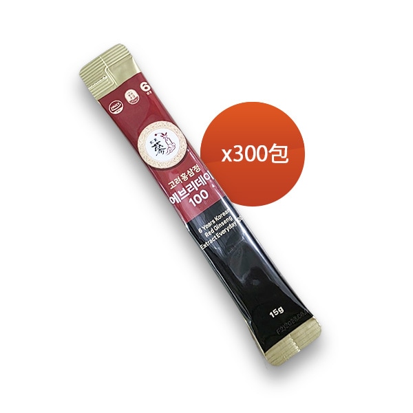 6年根 高麗人参亭 エブリデー100 [15g x 300包]