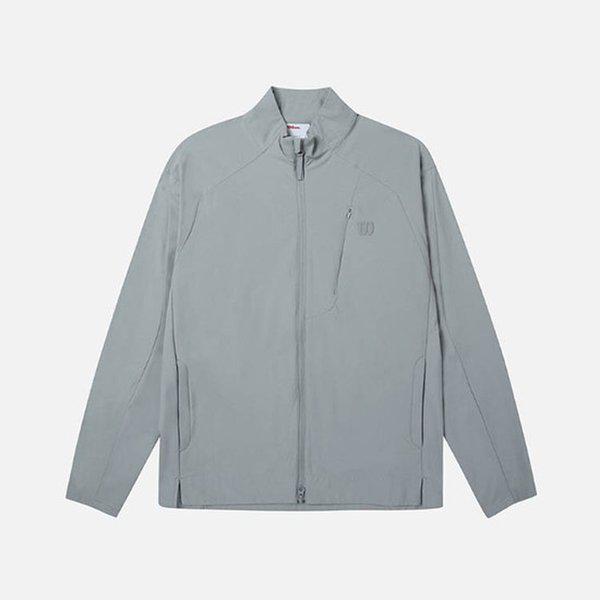 ウーブンハイブリッドジップアップジャケットW251001TFJ11GRY