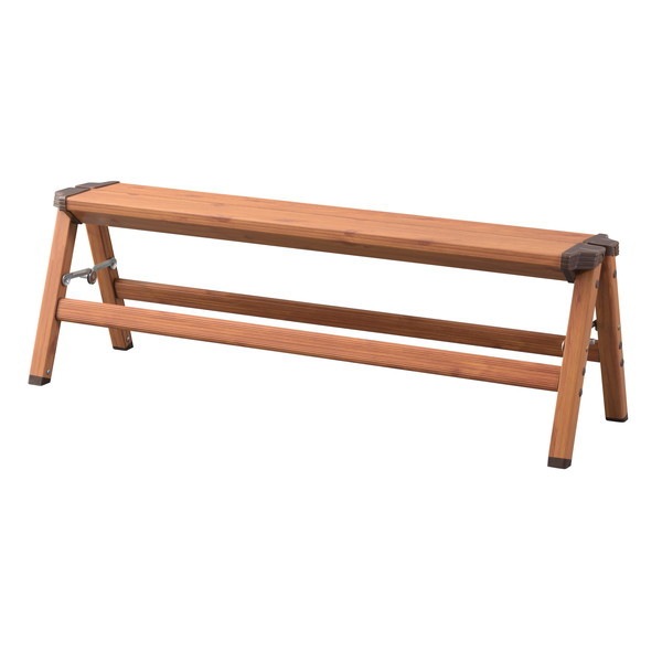 PC-404 ブラウン ステップワイドスツール メーカー直送