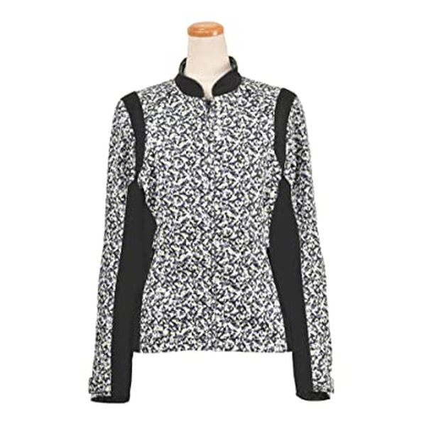 ROJ-109 ソフトシェルジャケット ジオメトリックブラック Sサイズ 春夏秋 レディース ROJ-109GEOMETRICBKS