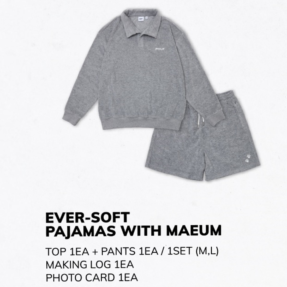 [公式] Artist-Made Collection by ENHYPEN POP-UP MD : JUNGWON EVER-SOFT PAJAMAS WITH MAEUM 13,673円