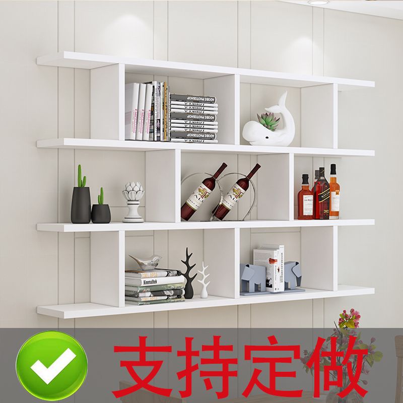 ワインラック 壁面収納ラック 壁掛け本棚 ウォールキャビネット リビングルーム ベッドルーム 壁掛け 飾りラック ウォールパーティション シンプル モダン