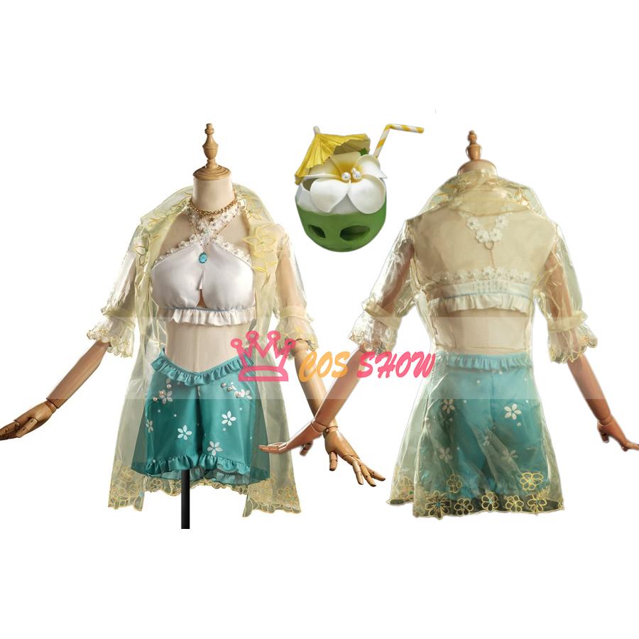 新品販売!第五人格 IdentityV ココナッツの休日 呪術師 パトリシア・ドーヴァル コスプレ衣装 cosplay 仮装 イベント ステージ服 舞台 ハロウィン クリスマス