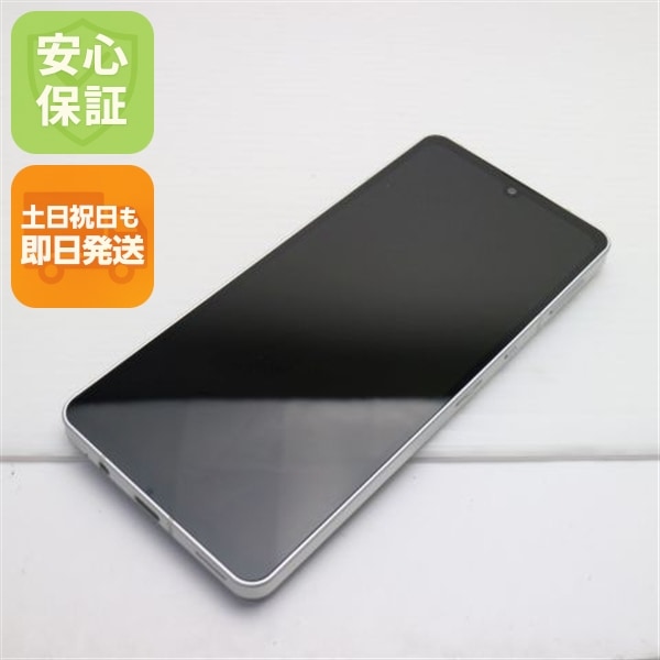 新品同様 SIMフリー AQUOS sense6 4GB 64GB SH-M19 シルバー スマホ 白ロム 本体 即日発送 土日祝発送OK 106