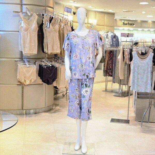 WPA875WSWPA875WPVI_VI花のプリントイージーウェア上