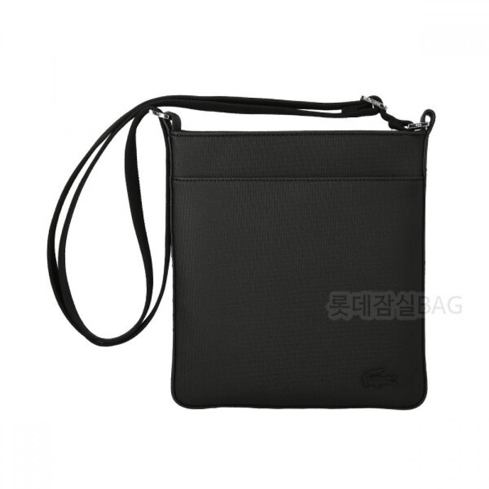 ラコステ メンズクラシック フラット クロスバック-000ブラック NH5191H55N