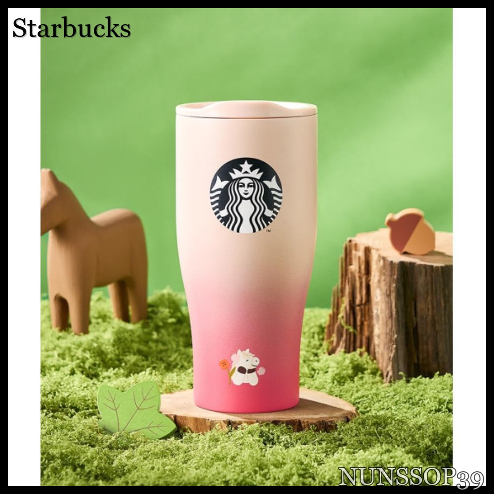 Starbucks SS Pony & Flower Ombre Tumbler 784ml Eco Tumbl