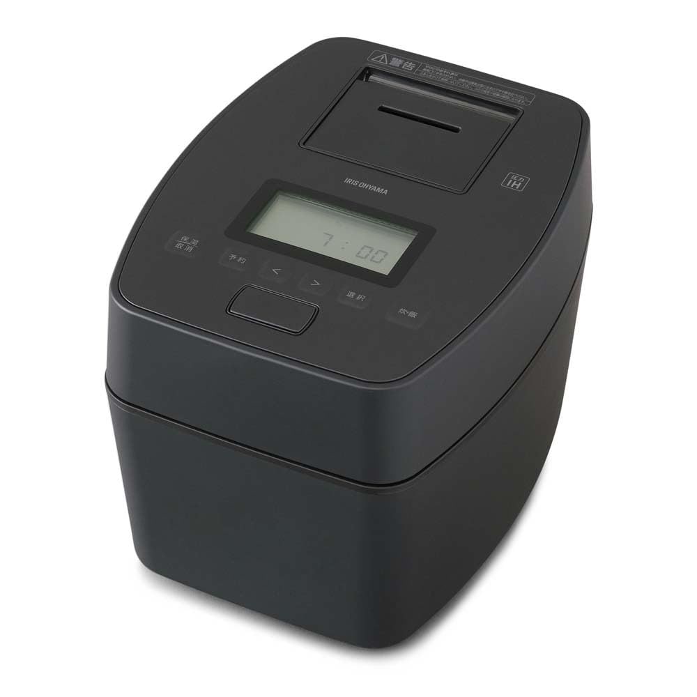 【自動調理モード搭載】 アイリスオーヤマ 炊飯器 5.5合 圧力IH式 自動調理モード搭載 50銘柄炊き分け機能 極厚火釜RC-PGA50-B ブラック