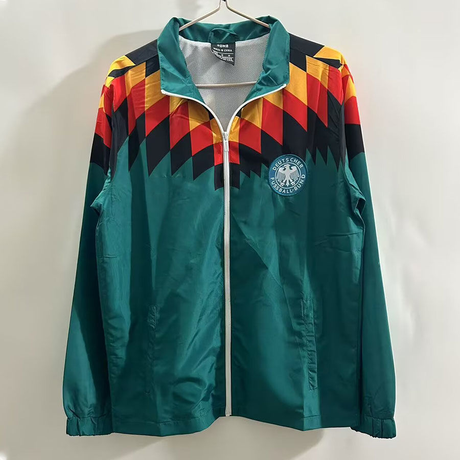 1994ドイツのトレーニングスーツ外観服のジャージの男子長袖のウィンドブレイカージャケットユニフォーム秋とウィンタースポーツ前マッチスーツ