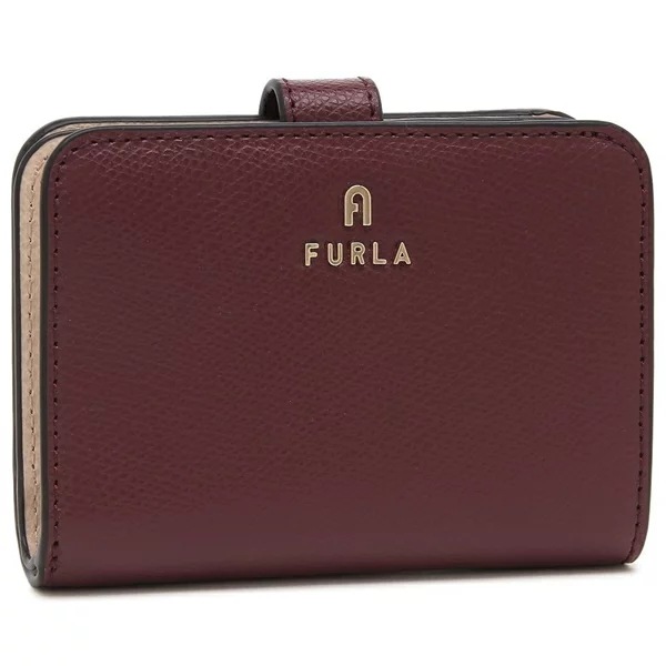 二つ折り財布 カメリア レッド ベージュ レディース WP00315 ARE000 3574S WP00315ARE0003574S