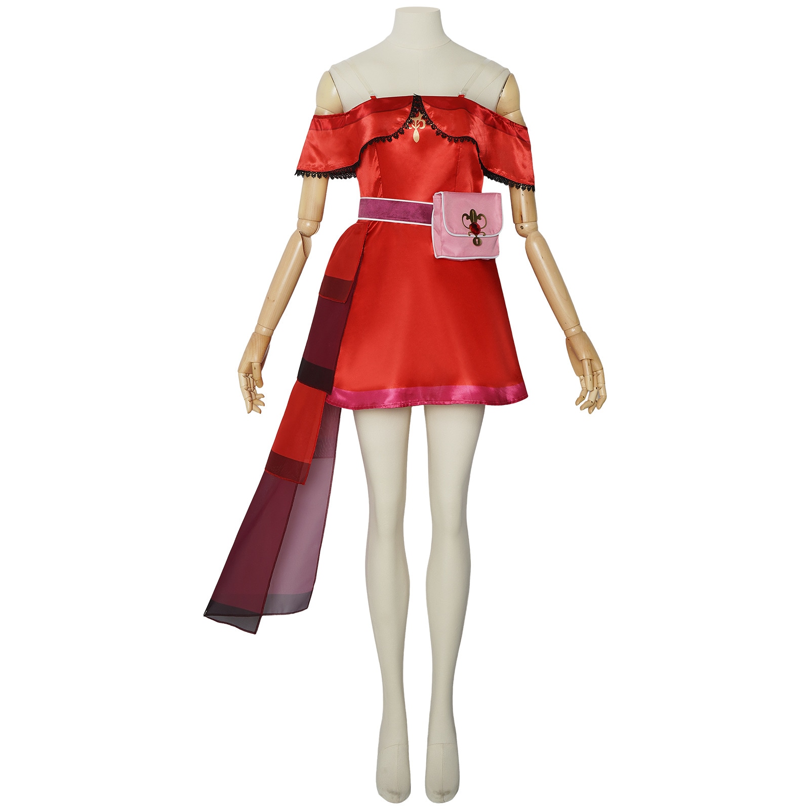 【最安値挑戦】精霊夢葉羅麗第二期娜cos服娜契約服ワンピースコスプレ服