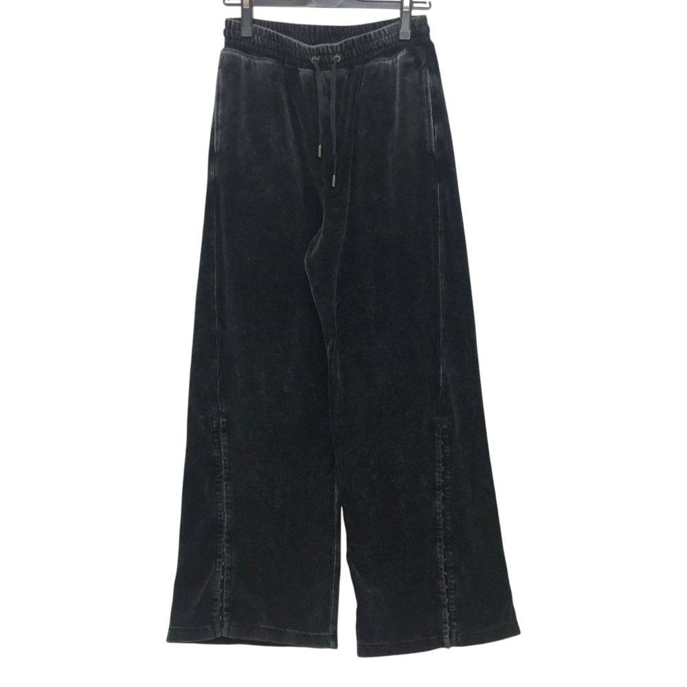 LE CIEL BLEU ルシェルブルー パンツ 28S68102 ブリーチドベロア スウェットパンツ アパレル ボトムス コットン ブラック