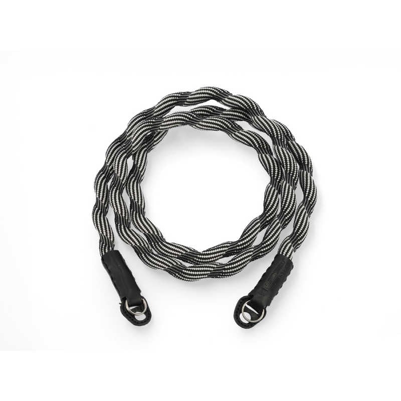 アルティザン＆アーティスト　スパイラルコードストラップ スタンダード(ショルダーストラップタイプ) ARTISAN＆ARTIST＊ ブラック×ホワイト　ACAM708BKWT