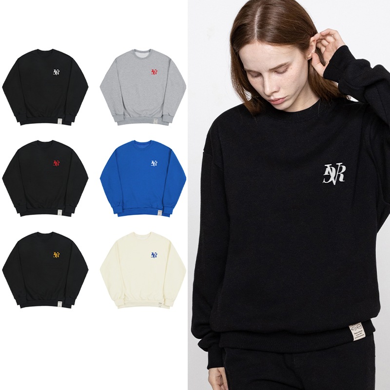 [UNISEX]Small lettering logo sweatshirt_4colorトレーナー
