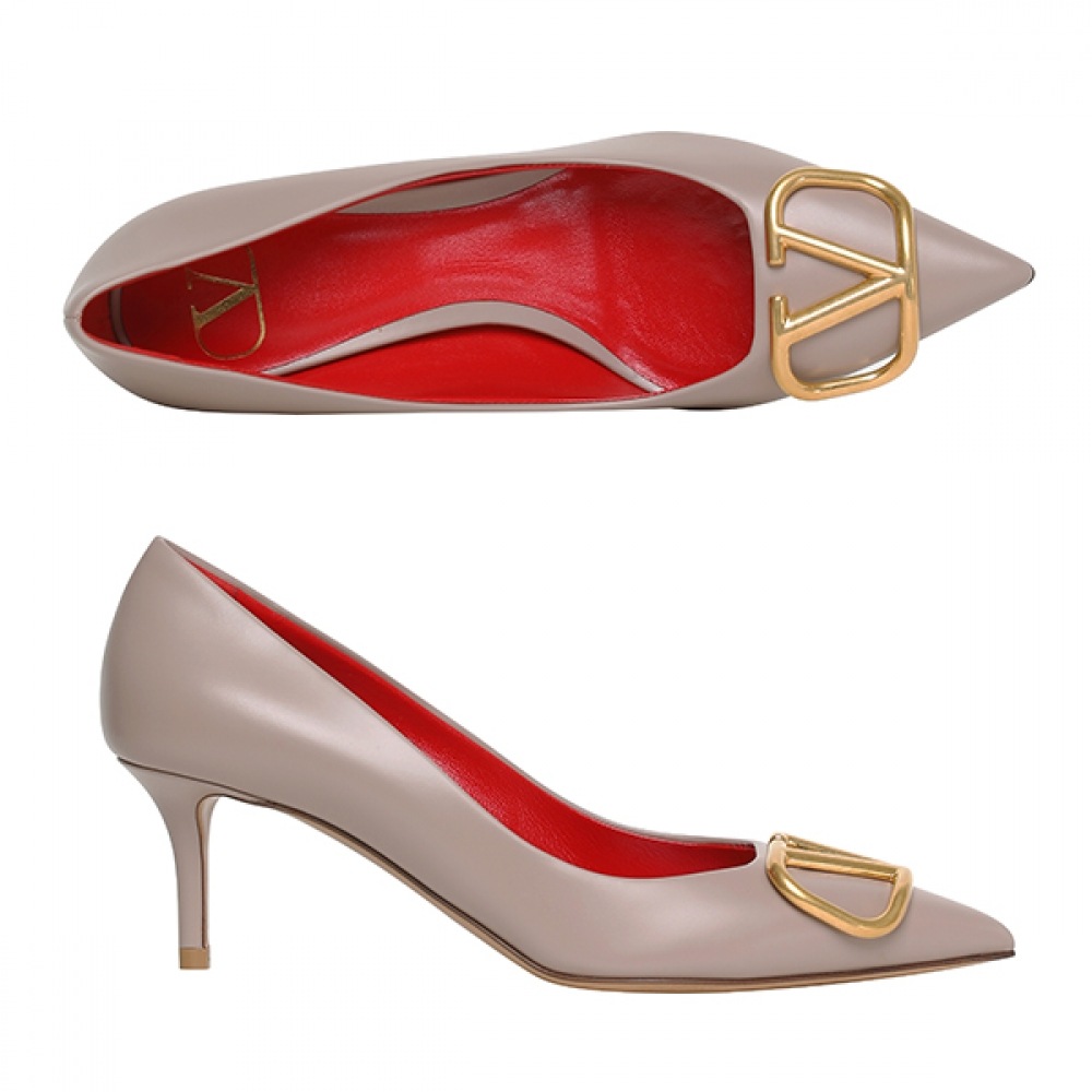 Valentino 5W2S0EN0 DSH P45 (S0EN0 DSH P45) Garavani Vlogo パンプス