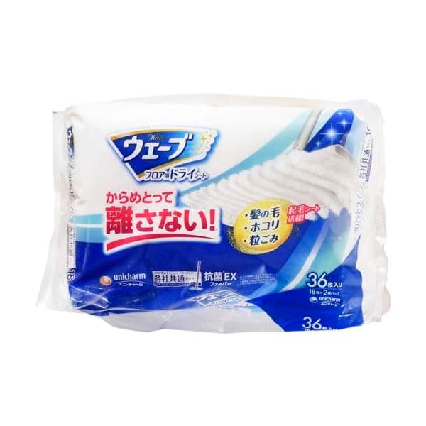 10個セット/ウェーブ フロア用ドライシート 36枚 [ユニ・チャーム]
