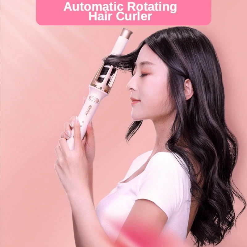 ヘアアイロン ローラーセラミック高速熱ヘアウェイバーヘアアイロン 新品自動巻き 機ヘアアイロン杖カールアイロン 携帯便利