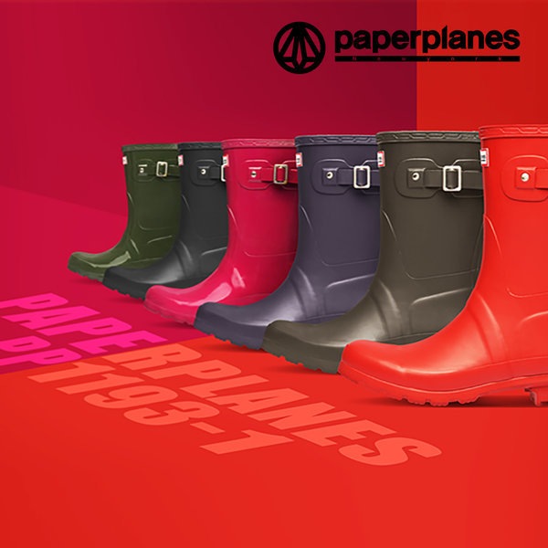 ペーパープレーン/レインブーツ/PP1193-1