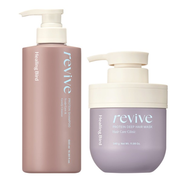 ヒーリングバード リバイブ タンパク質 シャンプー500ml +マスク340g
