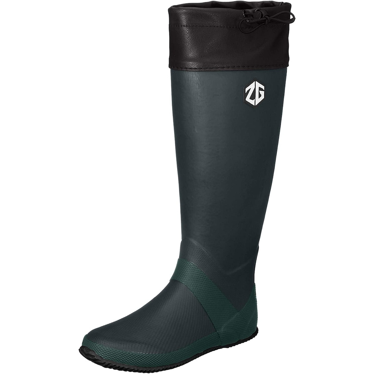 コーコス信岡 レインブーツ アクティブ ロング ZG グリーン XLサイズ　軽量／作業用長靴 4,315円