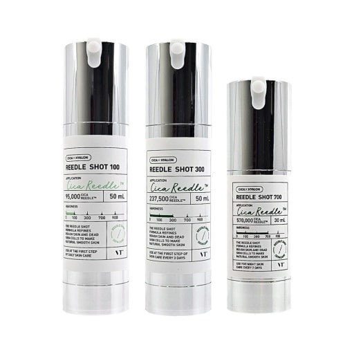 リードルショットシリーズ 100/300/700 3種天然由来マイクロニードル効果韓国コスメ 天然針 シカ ニードル 導入美容液 ブースター マイクロニードル