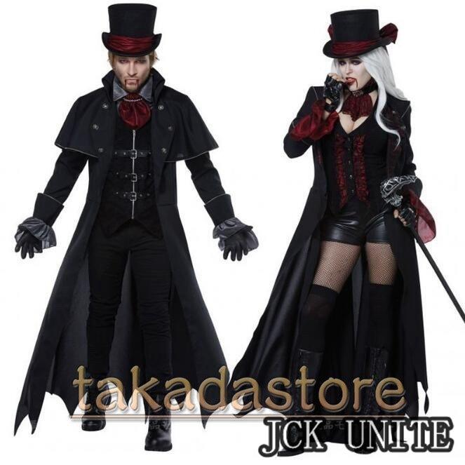 jckunite 仮装 吸血鬼 メンズ jckuniteドラキュラ 衣装 コスチューム ペア 男女 仮装 バンパイア ヴァンパイア 悪魔衣装 大人 キャラクター衣装 パーティー服 20,714円