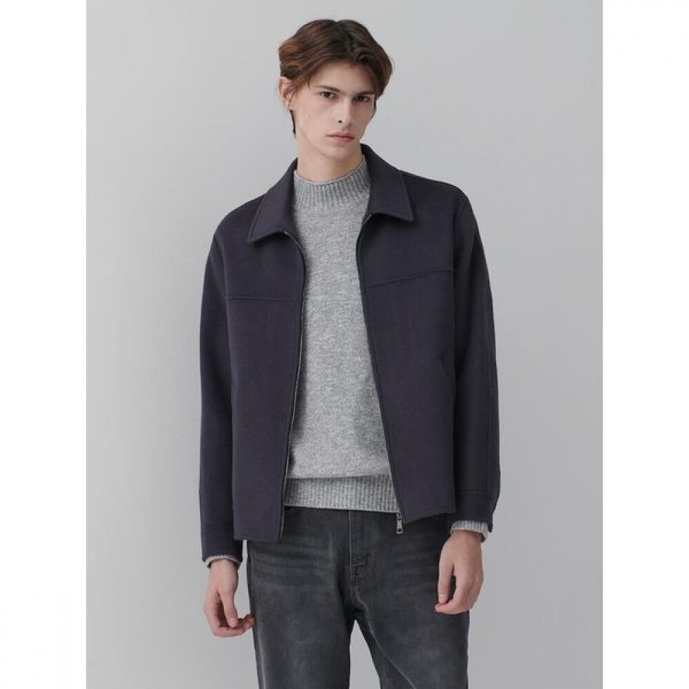 [ギャラクシーライフスタイル] ウールキャッシュハンドメイドブルゾンアッシュ (GC4939L014)