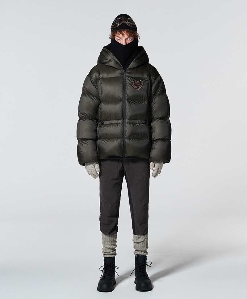 CIRRUS FULL ZIP DOWN JUMPER [KHAKI]