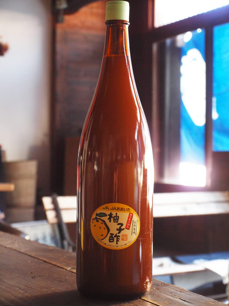 ゆず果汁 柚子酢 業務用 1800ml 一升瓶 JAおおいた 大分県農業協同組合 ストレート 100% 柚子果汁【常温便で発送】