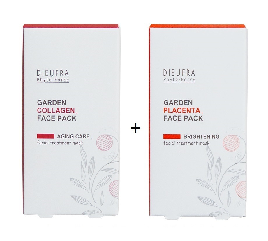 セット商品　ガーデンピュアコラーゲンパック10包入り+ガーデンピュアプラセンタパック10包入り