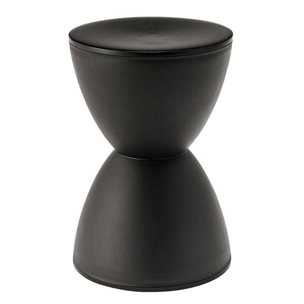 スツール 約φ29.5xH44cm ブラック 完成品