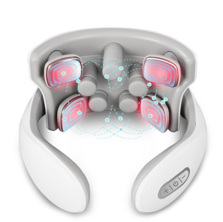 ネックスリムEMS低周波温熱ネックマッサージ機ワイヤレスマッサージ