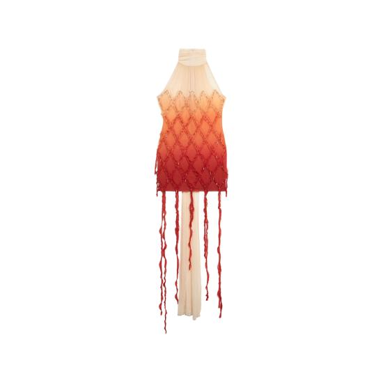BLUMARINE Women Dresses 2A784A R8172 NEUTRALS RED