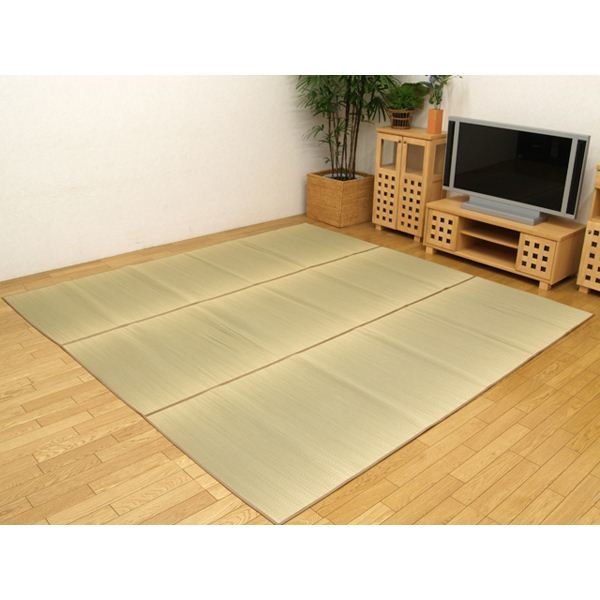 無染土 い草上敷 『DX素肌美人』 江戸間3畳（約176x261cm）（裏：不織布張り）