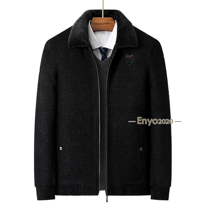 ボアジャケット ブルゾン メンズ ボア襟 大きい ワンポイント 中綿コート ショート丈 防風 防寒着 裏ボア 裏起毛 おしゃれ 秋服 秋服 冬服 冬服